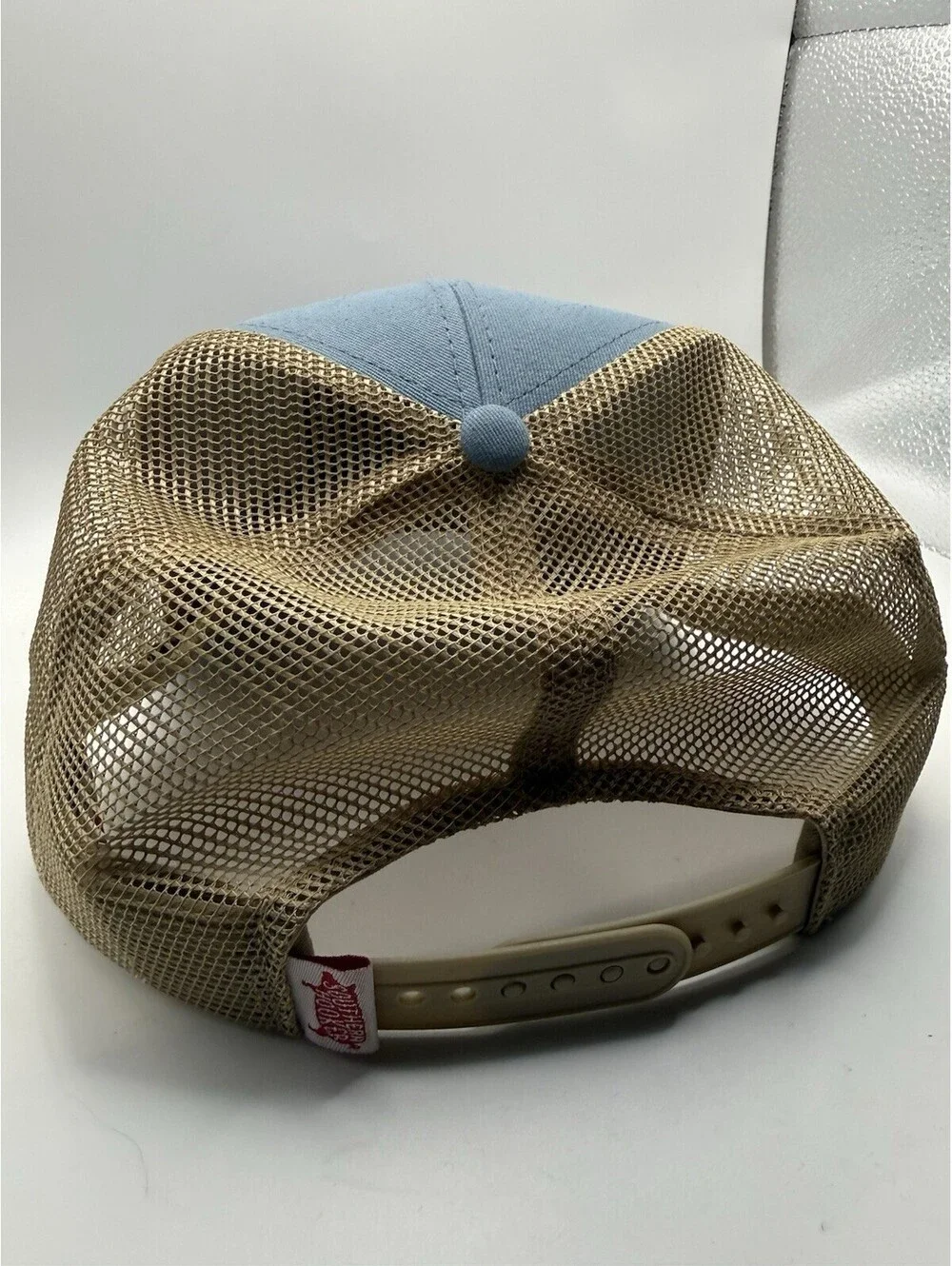 Southern Hooker NC Blue & Tan Mesh Back Adjustable Snapback Trucker Hat One Size